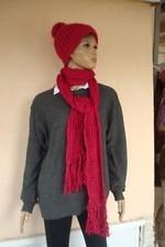 Echarpe laine rose d'occasion  Villeneuve-Loubet