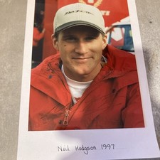 Neil hodgson autographed for sale  KETTERING