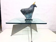 Stierskulptur keramik engobend gebraucht kaufen  Frankfurt am Main