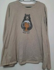 Camiseta Life Is Good Adulto XXXL Cerveja Bronzeada Abraço Triturador Manga Longa Masculina, usado comprar usado  Enviando para Brazil