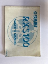Yamaha rxs100 owners for sale  CASTLEFORD