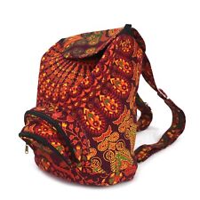 Usado, Linda Mochila Multiuso Bolsa de Algodão Mandala Indiana Unissex Mochila de Algodão comprar usado  Enviando para Brazil