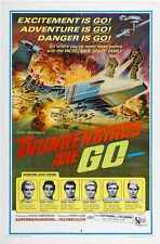 Thunderbirds poster a4 for sale  UK