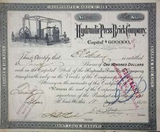 Prensa hidráulica Brick Company Share 1886 comprar usado  Enviando para Brazil