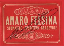Etichetta epoca liquore usato  Bologna