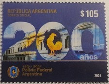 Argentina 2021 200 Años Policia Federal MNH (A830) comprar usado  Enviando para Brazil