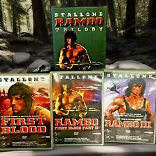 Usado, DVD Sylvester Stallone Rambo Trilogia Boxset 3 Discos R4 Anos 80 Filmes de Ação Exército comprar usado  Enviando para Brazil
