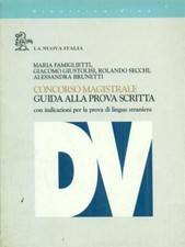 Concorso magistrale. guida usato  Italia