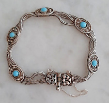 Bracelet chaîne rangs d'occasion  France