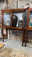 Antique glass fronted for sale  CHESTERFIELD