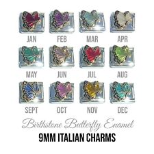 Butterfly enamel birthstone for sale  LUTON