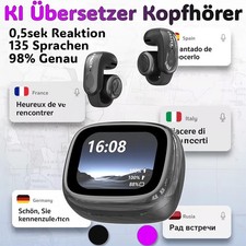 AI Übersetzer Kopfhörer Bluetooth Echtzeit Übersetzer Kopfhörer 135 Sprachen comprar usado  Enviando para Brazil