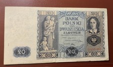 Polska 20 złotych banknot 1936 (12) na sprzedaż Polska 20 złotych banknot 1936 (12) na sprzedaż  Wysyłka do Poland