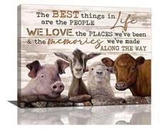 Farmhouse animal wall for sale  Byhalia