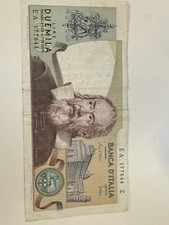Banconota repubblica italiana usato  Roma