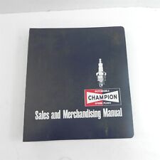 MANUAL DE VENTA Y COMERCIALIZACIÓN DE BUJÍAS CHAMPION 1974 VINTAGE  segunda mano  Embacar hacia Mexico
