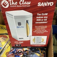 Sanyo The Claw CL-7 CD DVD Blu-Ray destruidor de mídia dispositivo de eliminação de disco privacidade comprar usado Sanyo The Claw CL-7 CD DVD Blu-Ray destruidor de mídia dispositivo de eliminação de disco privacidade comprar usado  Enviando para Brazil