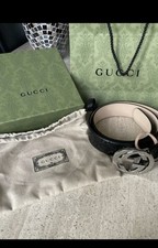 Gucci leather belt for sale  SITTINGBOURNE