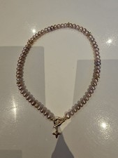 Collier perle 37cm d'occasion  Strasbourg-
