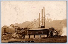 Cartão postal K30/ Salineville Ohio RPPC c1910 mina de carvão esterlina edifício tipple 500 comprar usado  Enviando para Brazil