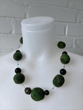 Modeschmuck grüne filz gebraucht kaufen  Rheinberg