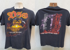 RARO Original Vintage 1984 DIO The Last In Line Tour Camiseta Heavy Metal -P/M comprar usado  Enviando para Brazil