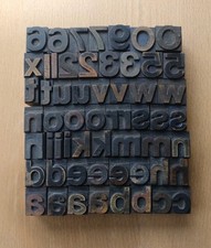 Wooden letterpress lower for sale  LONDON