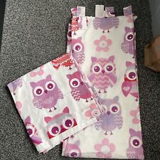 Girls owl curtains for sale  EXETER