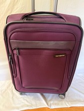 $359 SAMSONITE X-Tralight 3.0 21" bagagem de mão giratória USB roxa comprar usado  Enviando para Brazil