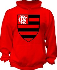 Moletom com capuz Flamengo Football Brasil vestuário de fã feito à mão comprar usado  Enviando para Brazil