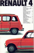 Catalogue brochure  Renault 4 1978/1979 France, usado comprar usado  Enviando para Brazil