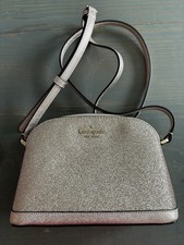 Bolsa tiracolo pequena Kate Spade New York glitter cúpula enfeites nova sem etiquetas - Ouro rosa comprar usado  Enviando para Brazil