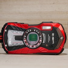 Câmera Digital Pentax WG-II WG-2 16 MP Impermeável Vermelha *TESTADA* COM Carregador, usado comprar usado  Enviando para Brazil