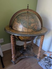 antique globe drinks cabinet for sale  LINCOLN
