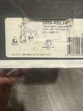 Delta 3555-RBLHP dos manijas ampliamente extendidas con pop up con asas y parte de ajuste segunda mano  Embacar hacia Mexico