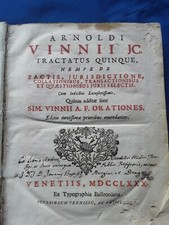 Vinnii jc. tractatus usato  Sora
