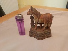 Metal horse doorstop for sale  SWANSEA