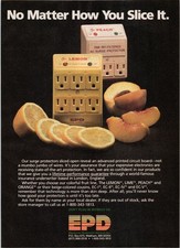 EPD Vintage 1984 Protetor contra Surtos Impressão Publicitário Design Pêssego Limão, usado comprar usado  Enviando para Brazil