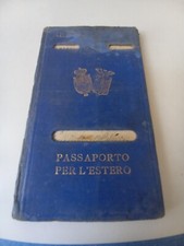 Passaporto regno italia usato  Borgo San Lorenzo