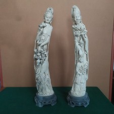 Coppia antiche sculture usato  Borgaro Torinese