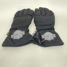 Par de Luvas de Equitação Harley Davidson Masculinas Pretas Gore Tex Inverno Acessórios Médios comprar usado  Enviando para Brazil