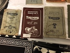 Triumph original books for sale  HASTINGS