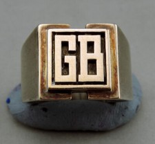 Bague chevalière 18k d'occasion  Limoges-