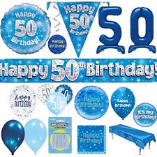 Blue 50th happy for sale  LIVERPOOL