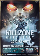Pôster promocional japonês Killzone: Mercenary RARO PS Vita 51,5cm x 73cm, usado comprar usado  Enviando para Brazil