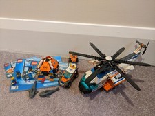 Lego CITY Rescue 7738 e 7737 - Helicóptero da Guarda Costeira e 4WD e Jet Ski comprar usado  Enviando para Brazil