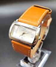 Kenneth Cole Reaction relógio de quartzo feminino 33 x 22 mm couro laranja nova bateria comprar usado  Enviando para Brazil