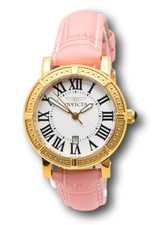 Invicta Wildflower relógio feminino 33 mm ouro suíço quartzo couro rosa 13968, usado comprar usado  Enviando para Brazil