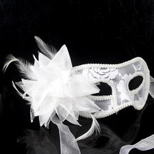 Lace flower masquerade for sale  BURY