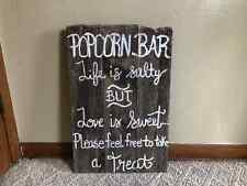 Popcorn bar sign for sale  Milwaukee